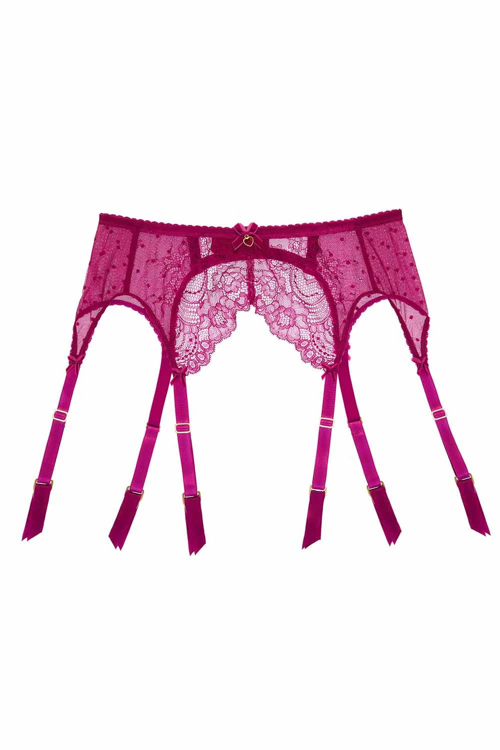 New 🔔 Dita Von Teese Lingerie Suspenders Fiamma Magenta Suspender ❤️ 5 Dita Von Teese Lingerie Suspenders Fiamma Magenta Suspender