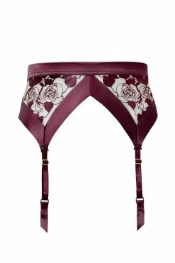 Outlet ✨ Dita Von Teese Lingerie Suspenders Rosabelle Dark Cherry Suspender ❤️ 11 Dita Von Teese Lingerie Suspenders Rosabelle Dark Cherry Suspender