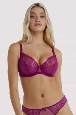 Dita Von Teese Lingerie Fiamma Magenta Bra