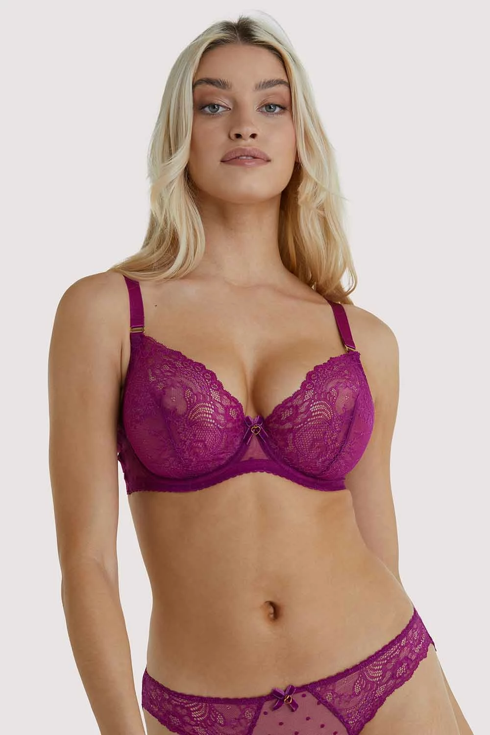 Best Sale ✨ Dita Von Teese Lingerie Fiamma Magenta Bra 🧨 2 Dita Von Teese Lingerie Fiamma Magenta Bra