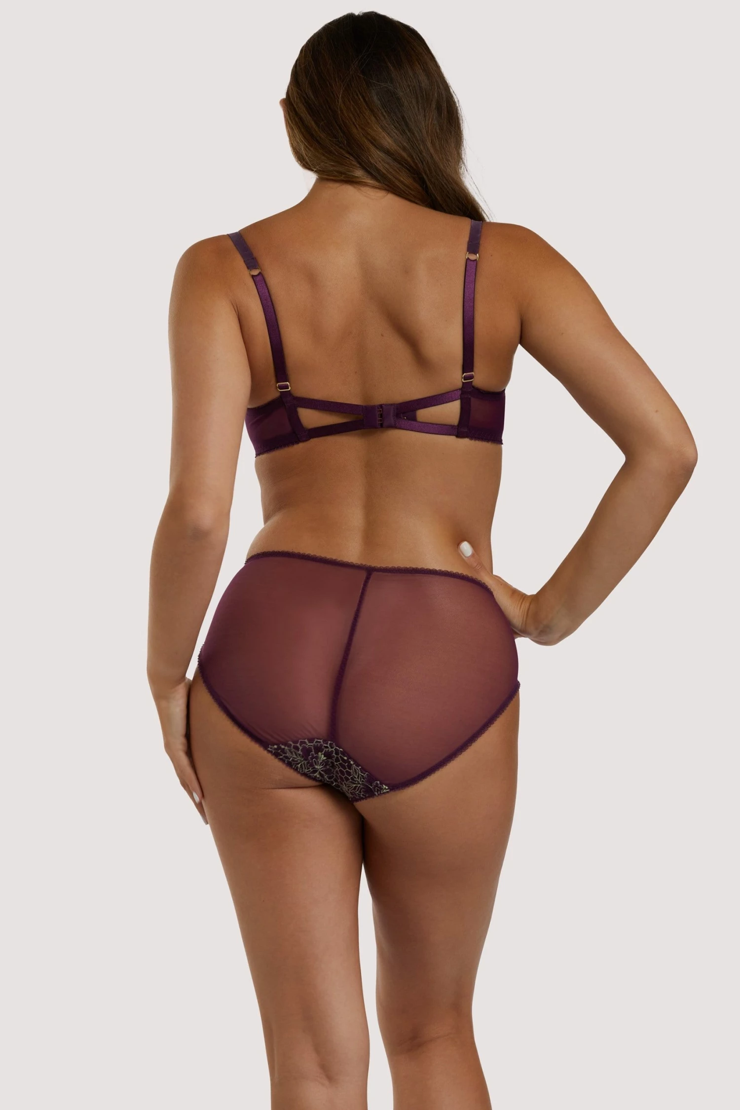 Wholesale 🥰 Dita Von Teese Lingerie New In Bras Evelina Aubergine Bra ❤️ 4 Dita Von Teese Lingerie New In Bras Evelina Aubergine Bra