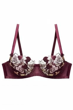 Best reviews of ๐คฉ Dita Von Teese Lingerie Rosabelle Dark Cherry Bra โ 9 Dita Von Teese Lingerie Rosabelle Dark Cherry Bra