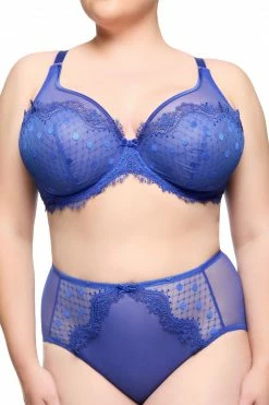 Dita Von Teese Lingerie New In Vedette Capri Blue Underwire Curve Bra