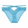 Peek & Beau Knickers Dani Blue Strappy Satin Brief