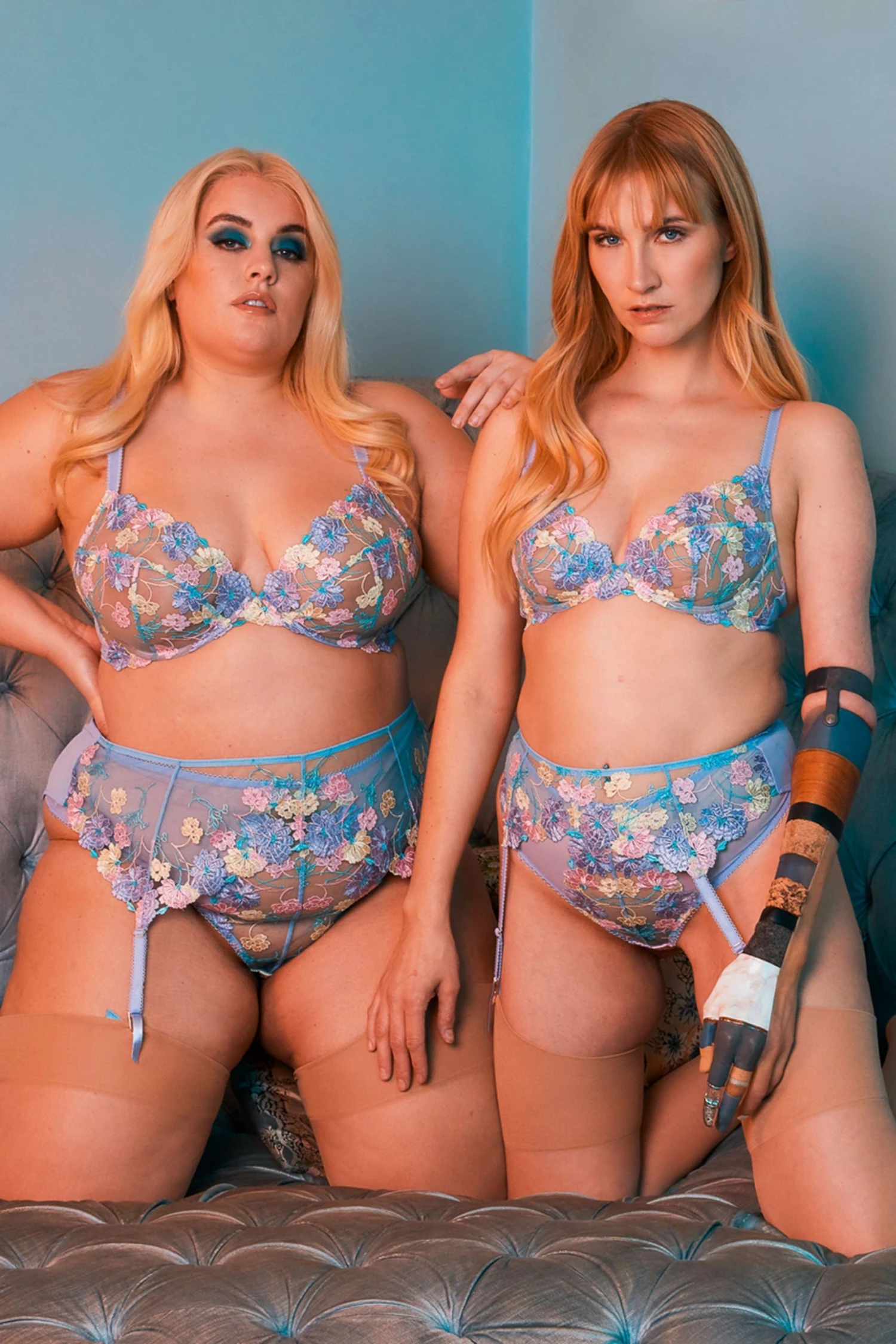 New ๐ Felicity Hayward X PP New In Luna Pastel Embroidered Picot Elastic Suspender โญ 8 Felicity Hayward X PP New In Luna Pastel Embroidered Picot Elastic Suspender