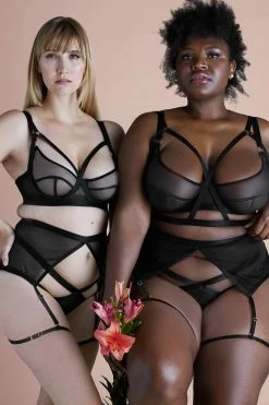 Felicity Hayward X PP New In Danielle Black Harness Suspender