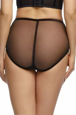 Dita Von Teese Lingerie Nocturnelle Black Long Line Brief