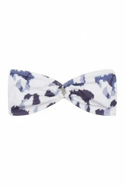 Outlet 💯 Wolf & Whistle Blue Eco Leopard Bandeau 🔔 9 Wolf & Whistle Blue Eco Leopard Bandeau