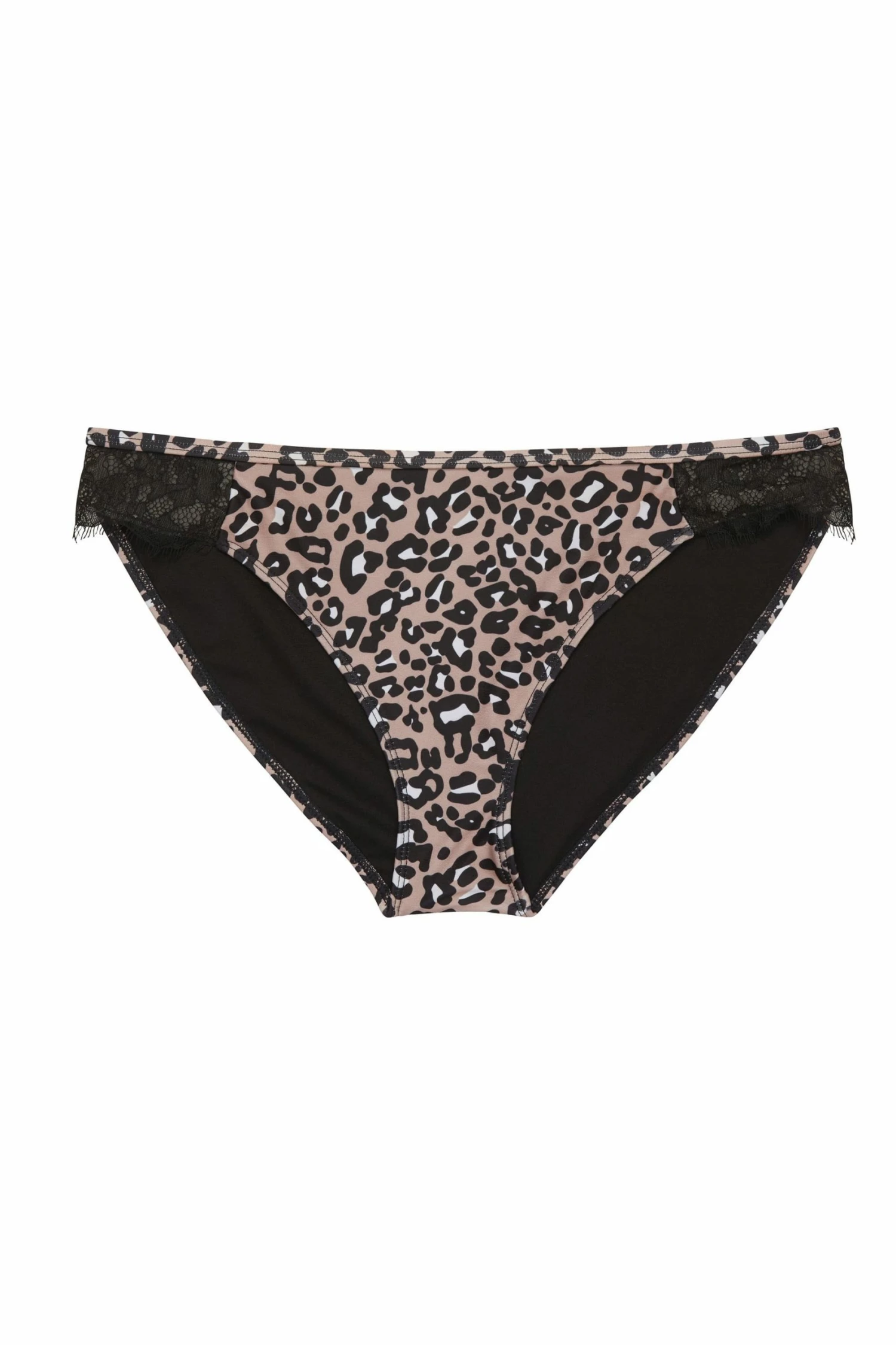 Best Pirce ๐ Wolf & Whistle Leopard Eco Lace Trim ๐ Bikini Brief Swimwear โจ 1 Wolf & Whistle Leopard Eco Lace Trim Bikini Brief Swimwear