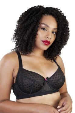 Playful Promises Curve Exclusive Bras Lena Dotty Mesh Bra