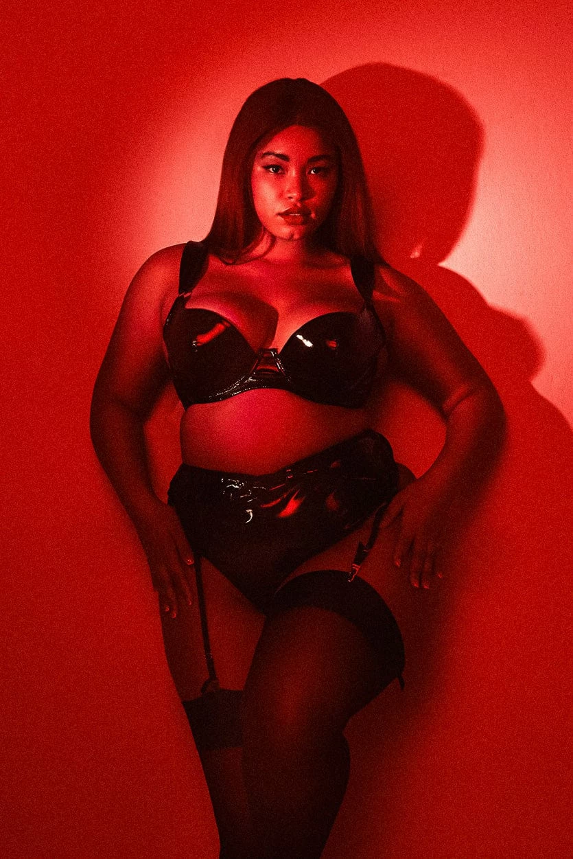 Deals 🤩 Hustler New In Maxine Black PVC Plunge Bra 👏 5 Hustler New In Maxine Black PVC Plunge Bra