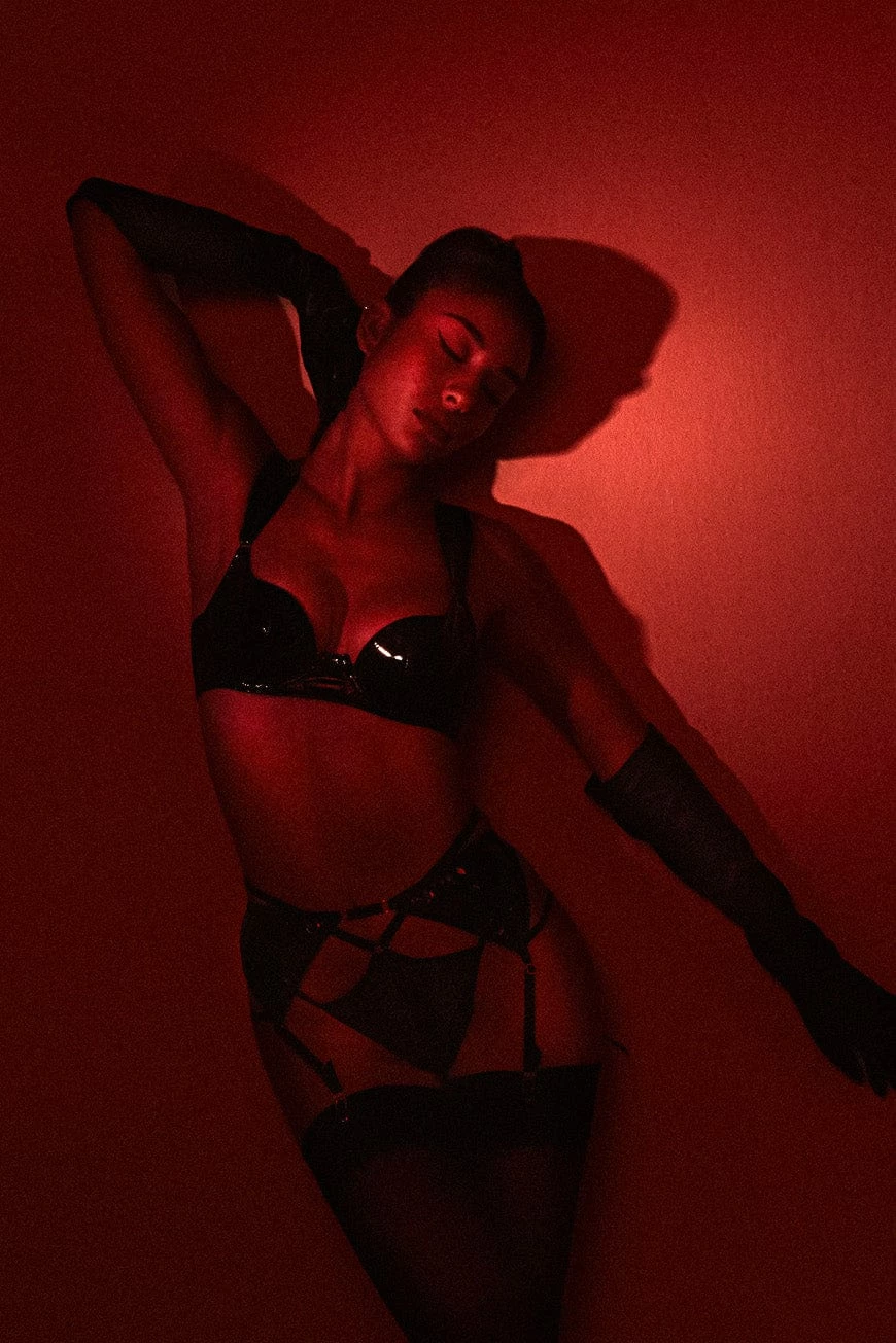 Deals 🤩 Hustler New In Maxine Black PVC Plunge Bra 👏 4 Hustler New In Maxine Black PVC Plunge Bra