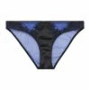 Playful Promises Indigo Curve Lace Picot Brief