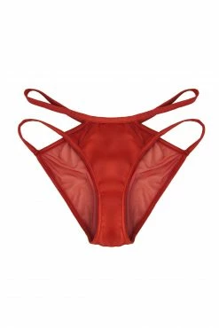Playful Promises Outlet Junko Rust Origami Cut-Out Brief
