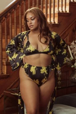 Kilo Brava Lioness Satin Black Bra New In Bras