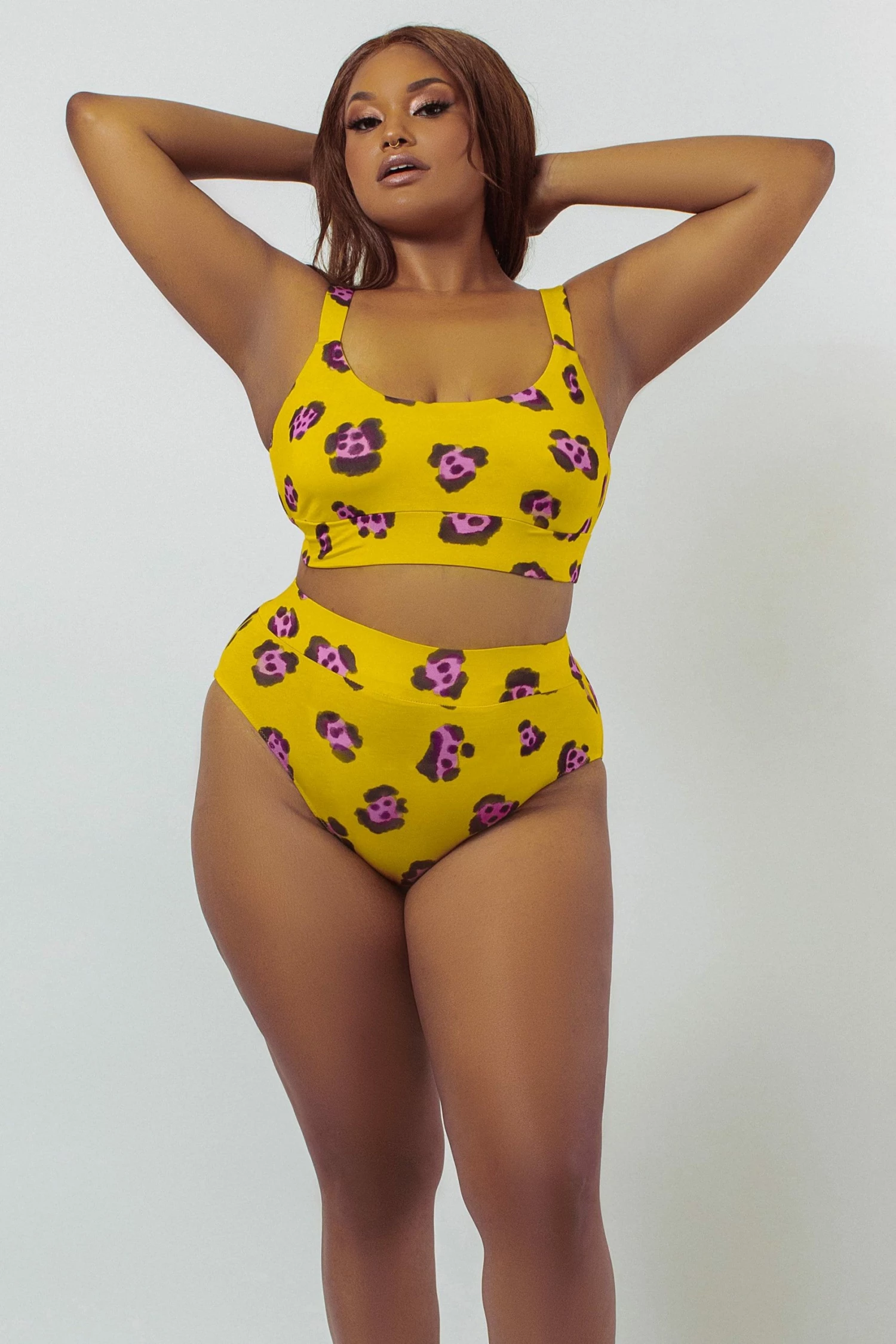 Wholesale ๐ New In Bras Kilo Brava Leopard Bamboo Crop Top โจ 2 New In Bras Kilo Brava Leopard Bamboo Crop Top