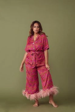 Kilo Brava Cheetah Shell Print PJ Set