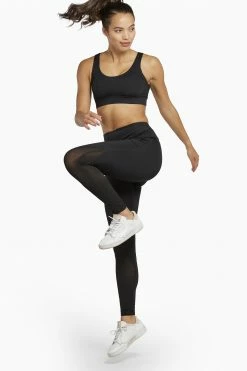 Wolf & Whistle Mesh Panel High Waisted Activewear Leggings
