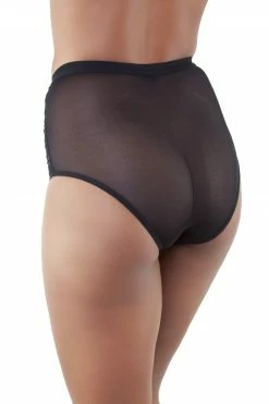 Peek & Beau Knickers '- Tallulah Ruched Tulle Gold Sequin Brief