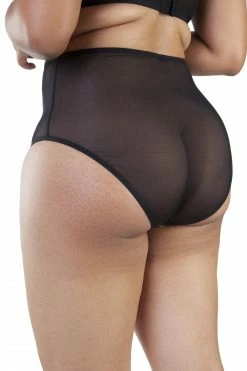 Playful Promises Knickers Gabi Fresh Celeste Sequined Embroidered HW Brief