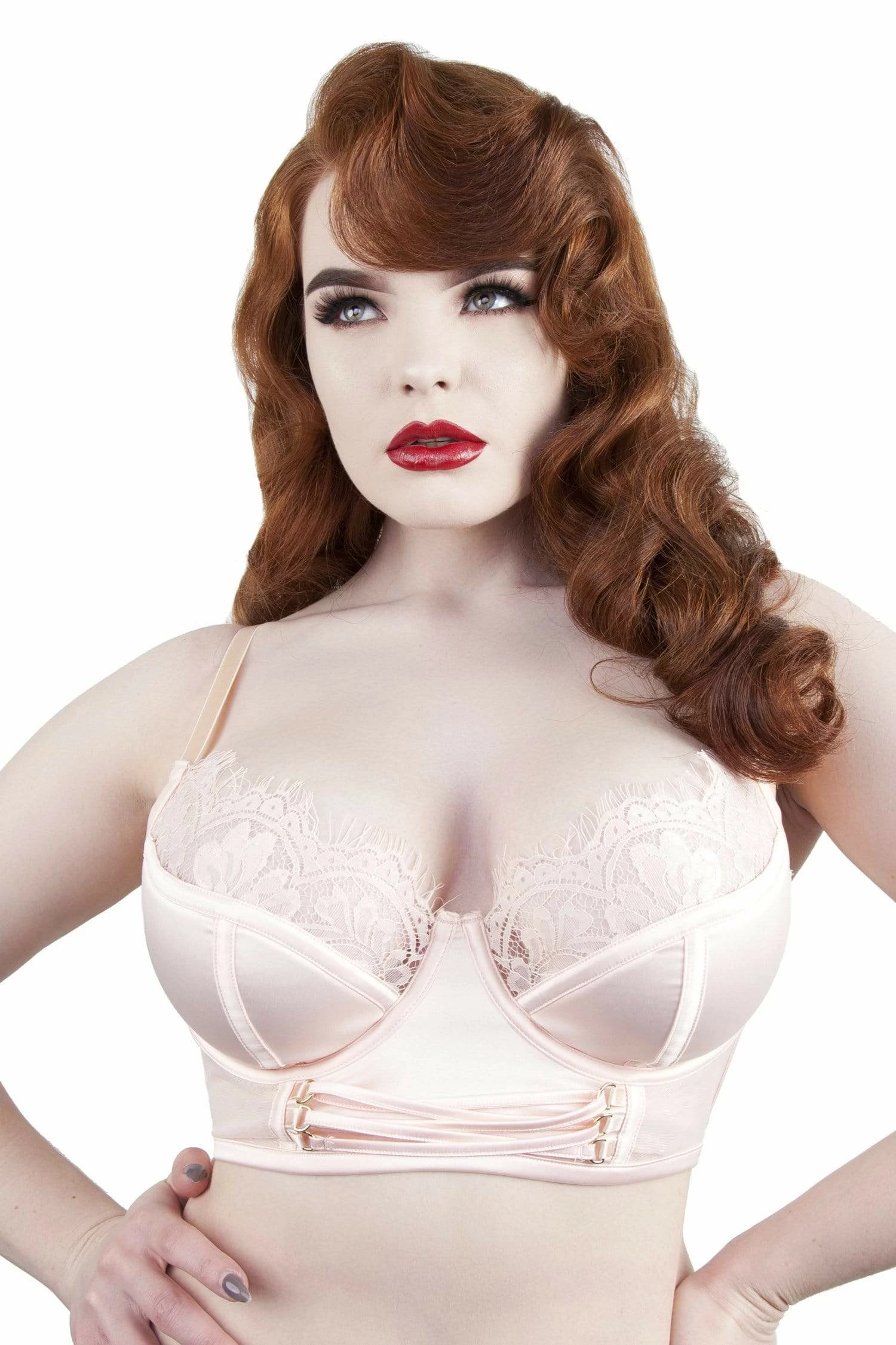 Discount 🔔 Playful Promises Bernadette Peach Longline Corset Front DD/E-G Bra Bras ❤️ 3 Playful Promises Bernadette Peach Longline Corset Front DD/E-G Bra Bras