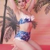 Collectif X Playful Promises Swimwear Toucan Frilled Balcony Top