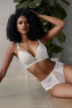 Playful Promises Melina Ivory Highwaist Brief Free Sexy Summer Brief