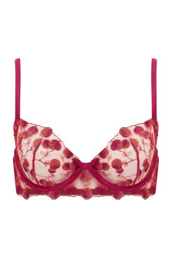 Coco De Mer New In Naomi Cherry Plunge Bra