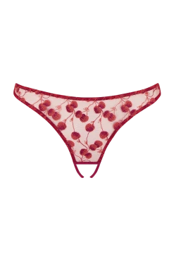 Coco De Mer Naomi Cherry Open Back Brief