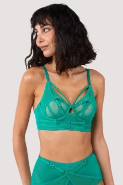 Best reviews of ๐ Playful Promises Eddie Green Crossover Wrap Bra New In ๐ 26 Playful Promises Eddie Green Crossover Wrap Bra New In
