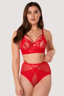 Best Sale โ๏ธ Playful Promises New In Eddie Red Crossover Wrap High Waist Brief ๐ 17 Playful Promises New In Eddie Red Crossover Wrap High Waist Brief