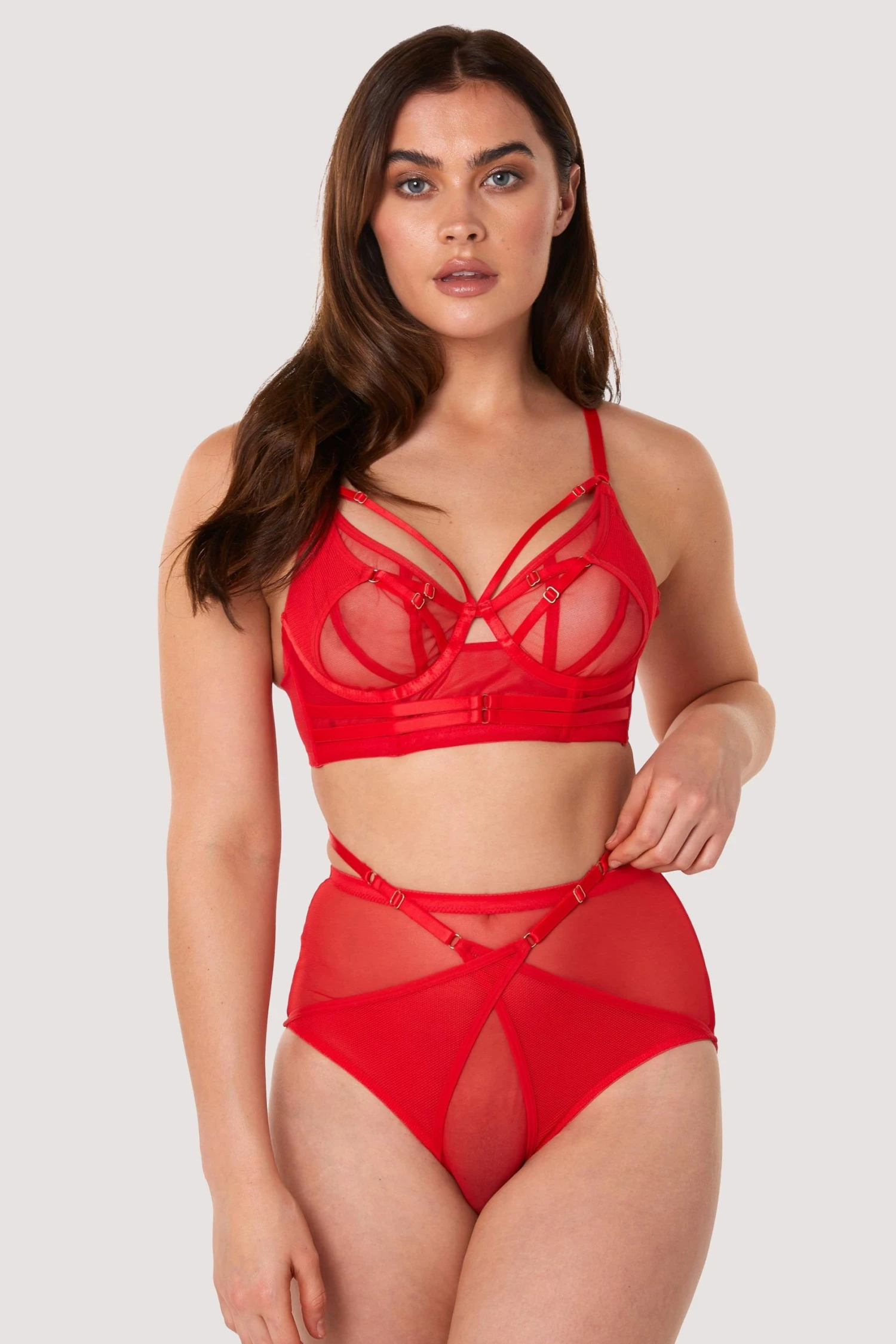 Best Sale โ๏ธ Playful Promises New In Eddie Red Crossover Wrap High Waist Brief ๐ 5 Playful Promises New In Eddie Red Crossover Wrap High Waist Brief