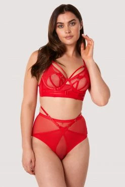 Best Sale โ๏ธ Playful Promises New In Eddie Red Crossover Wrap High Waist Brief ๐ 15 Playful Promises New In Eddie Red Crossover Wrap High Waist Brief