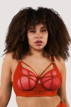 Best Sale ๐ Playful Promises New In Eddie Red Crossover Wrap Bra ๐ 18 Playful Promises New In Eddie Red Crossover Wrap Bra