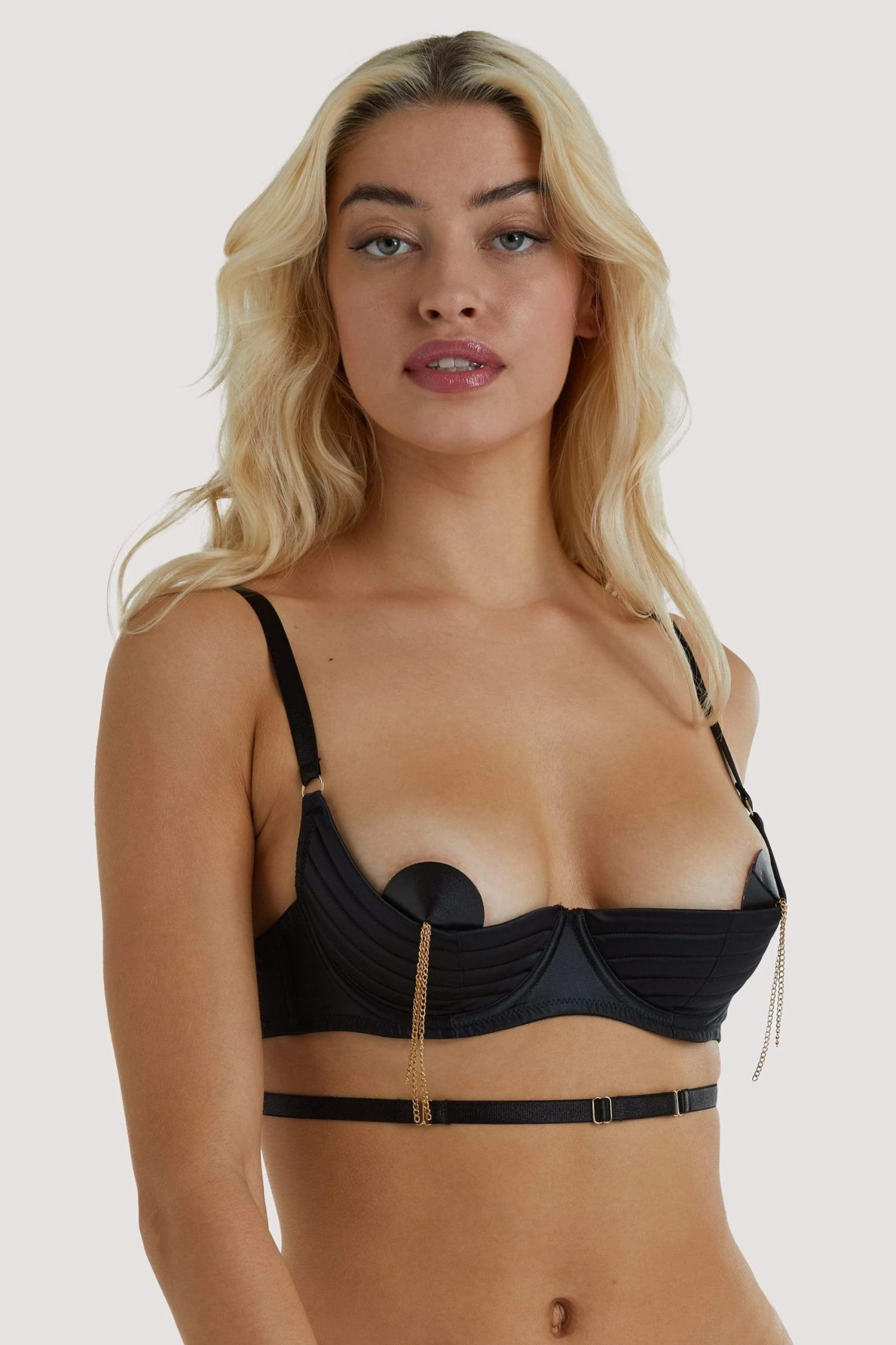 New โ๏ธ Playful Promises Sacha Black Quarter Cup Bra ๐ 1 Playful Promises Sacha Black Quarter Cup Bra