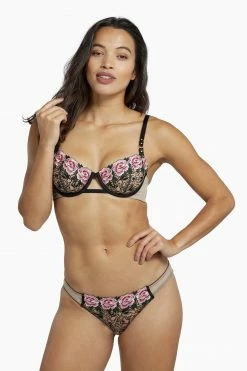 Playful Promises Katy Rose Embroidered Bra
