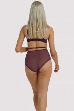 Promo 😍 Playful Promises Bras Muriel Purple Plunge Bra 💯 19 Playful Promises Bras Muriel Purple Plunge Bra