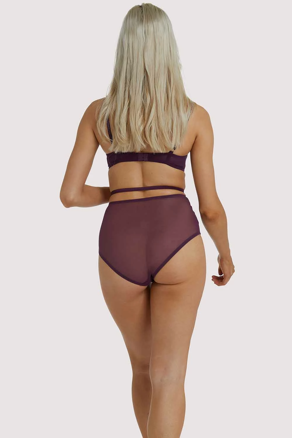 Promo 😍 Playful Promises Bras Muriel Purple Plunge Bra 💯 4 Playful Promises Bras Muriel Purple Plunge Bra