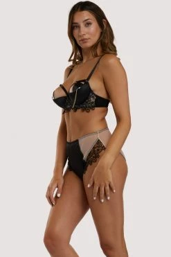 Playful Promises Anaise Black Quarter Cup Bra