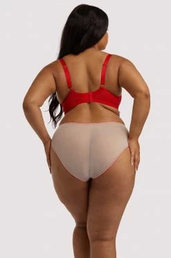 Playful Promises Anaise Red Quarter Cup Bra New In