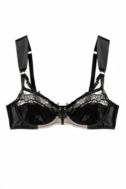 Deals 🥰 Playful Promises New In Wren Black Lace And Illusion Mesh Bra 🤩 27 Playful Promises New In Wren Black Lace And Illusion Mesh Bra