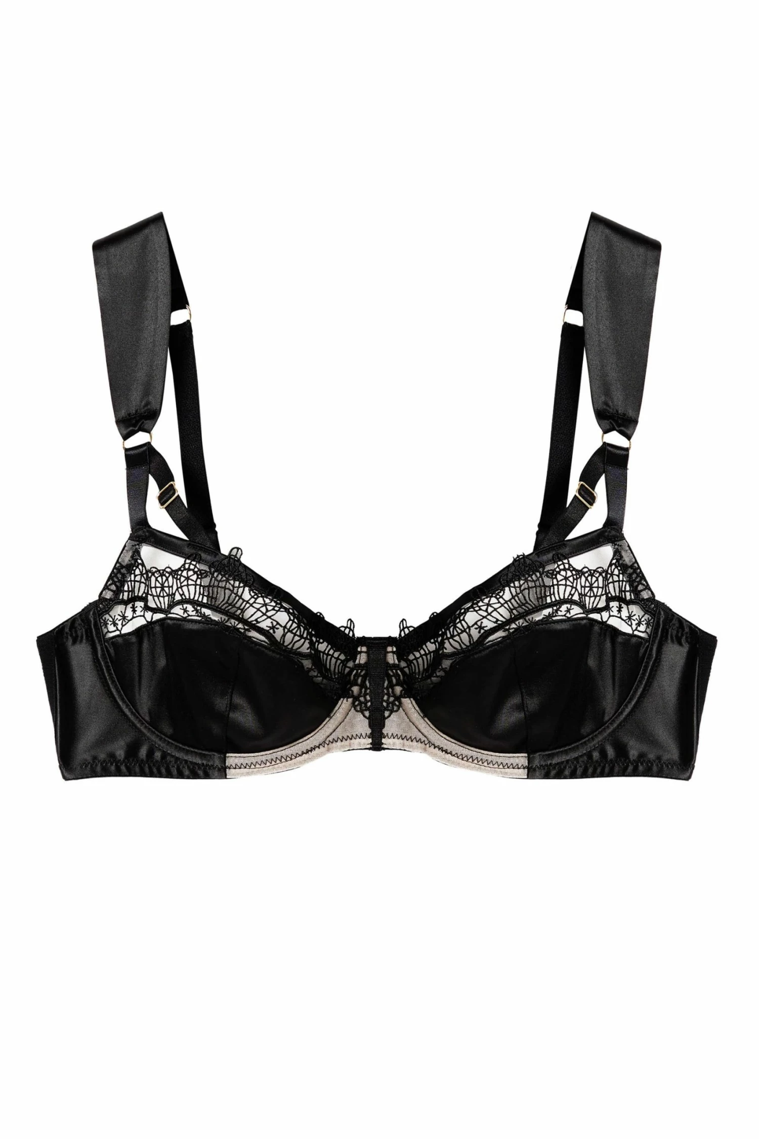 Deals 🥰 Playful Promises New In Wren Black Lace And Illusion Mesh Bra 🤩 14 Playful Promises New In Wren Black Lace And Illusion Mesh Bra