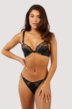 Deals 🥰 Playful Promises New In Wren Black Lace And Illusion Mesh Bra 🤩 21 Playful Promises New In Wren Black Lace And Illusion Mesh Bra