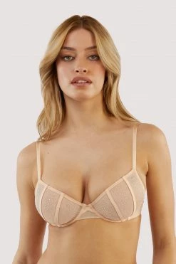 Playful Promises New In Nola Toffee Diamante Studded Bra