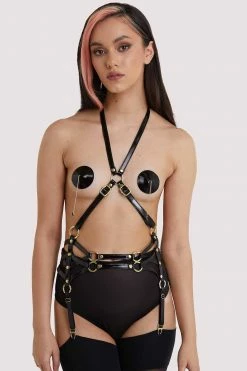 Regalia Erotic Deco Detail Suspender Harness
