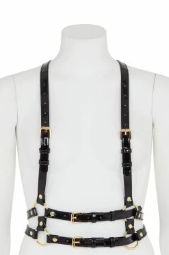 Regalia Black Chest Harness