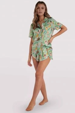 Cheap 🌟 Playful Promises Bodil Jane Recycled Nudes & Flowers Short Sleeved 👚 Shirt Nightwear 🔔 18 Playful Promises Bodil Jane Recycled Nudes & Flowers Short Sleeved Shirt Nightwear