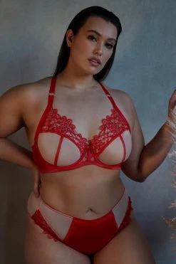 Brand new ๐ Playful Promises Anaise Red Racer Back Balcony Bra New In ๐ 11 Playful Promises Anaise Red Racer Back Balcony Bra New In