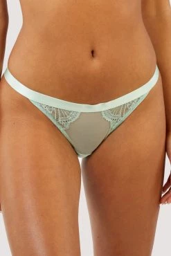 Playful Promises Fenella Aqua Tanga Brief New In