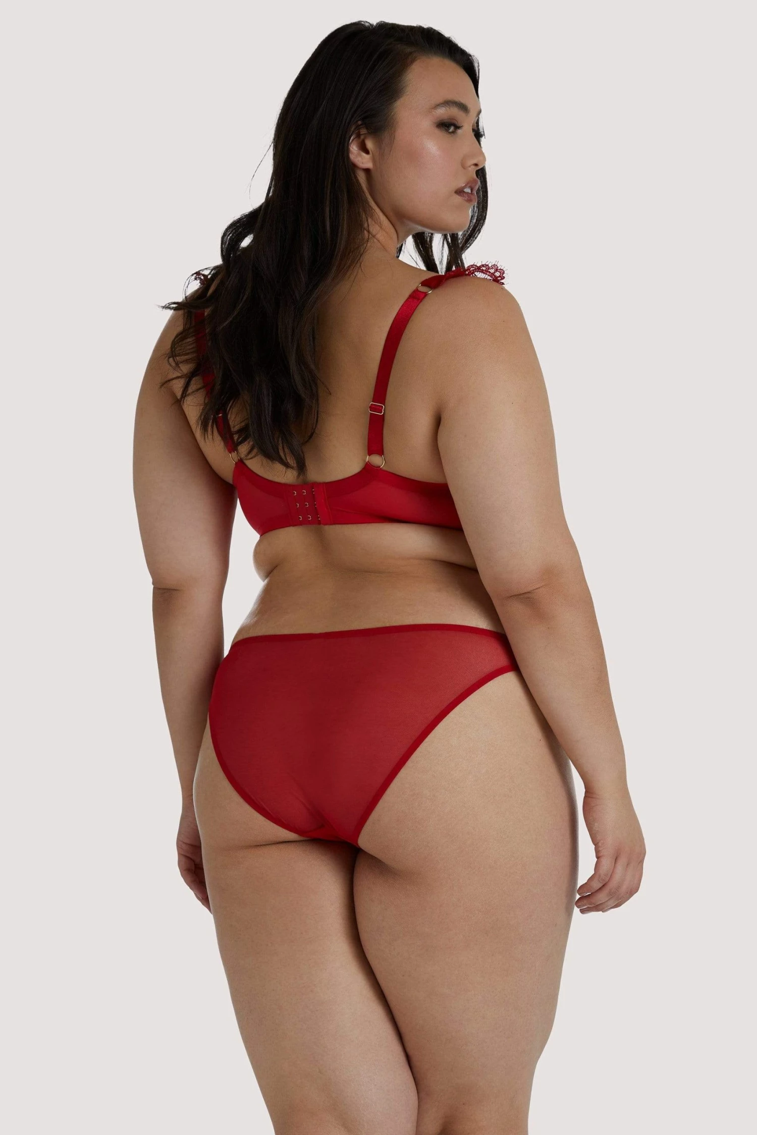 Buy ๐ Playful Promises Anneliese Red Satin Net And Lace Bra ๐งจ 15 Playful Promises Anneliese Red Satin Net And Lace Bra